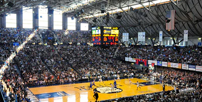 Hinkle Fieldhouse defeated Arkansas' Bud Walton Arena, champion of the At-Large region, in the semifinals.