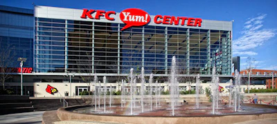 KFC Yum! Center was a contender for a no. 1 seed and won its first round matchup easily.