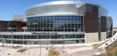 Pinnacle Bank Arena received more votes than any other arena in the quarterfinals.