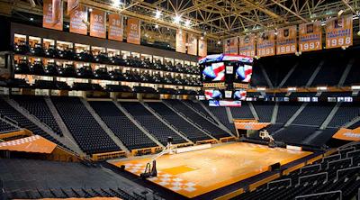 Just like its men's and women's basketball teams, Tennessee's arena advances to the Sweet 16.