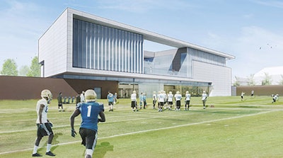 Photos via uclafootballfacility.com.