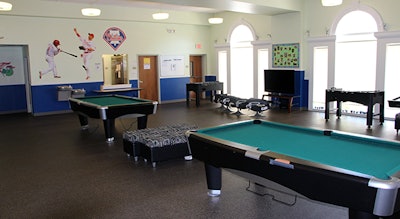The renovated Boys & Girls Club offers recreational and educational opportunities to the community's youth.