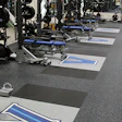 The basketball strength and conditioning facility at Villanova University.