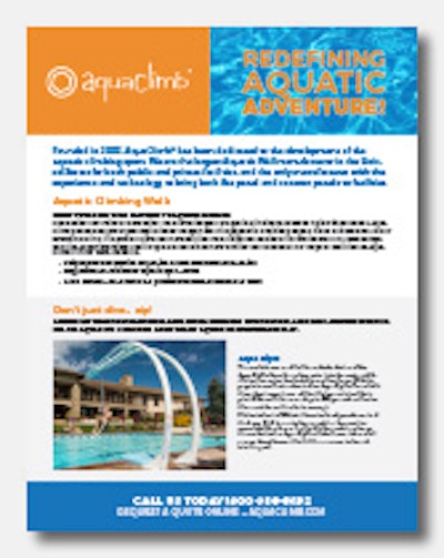 AquaClimb Product Flyer