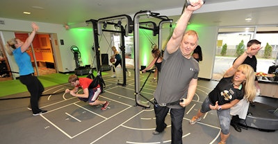 The Midtown Athletic Club is the only North American chain to feature Technogym's Omnia functional training system.