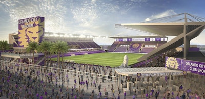 Orlando City SC will join the MLS in 2015 and have a new stadium by 2016. (Renderings via Orlando City SC)