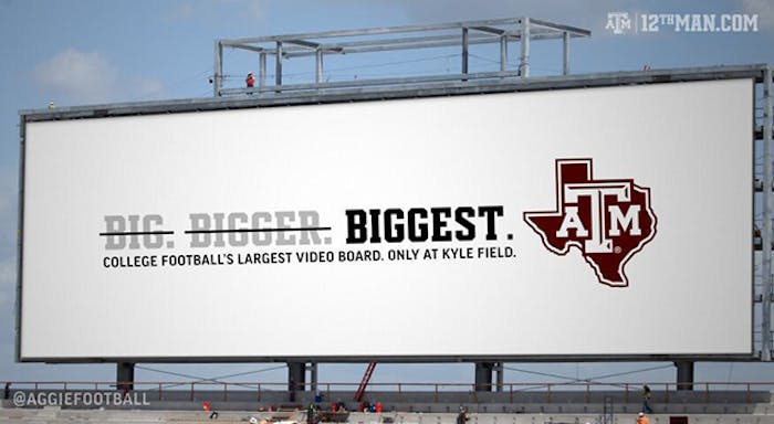 This image was tweeted from Texas A&M Football's official account on Tuesday.