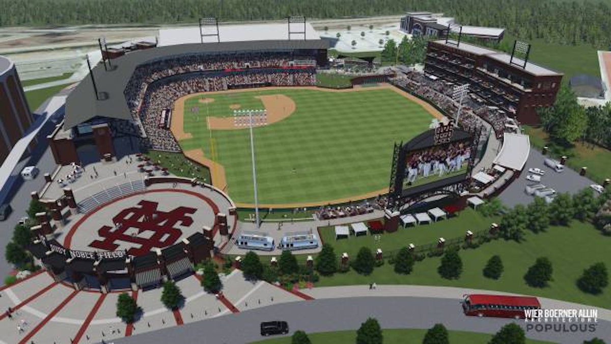 Mississippi State Wows With Plans for Baseball Stadium