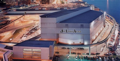 Joe Louis Arena in downtown Detroit. (Photo via OlympiaEntertainment.com)