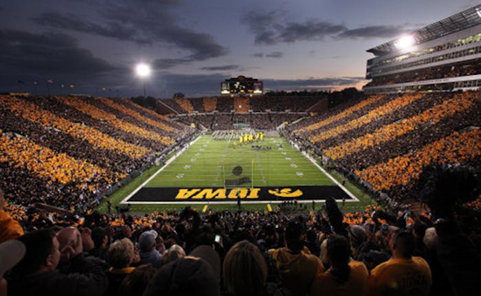 Iowa's Kinnick Stadium. (Image via hawkeyesports.com)