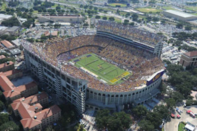 During a typical major college football game, there can be as many as 200 incidents reported — anything from toilets overflowing to fan ejections. - Click to enlarge