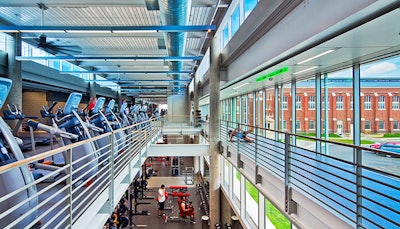 Iowa State's State Gym Renovation, a 2013 Facilities of Merit winner designed by RDG.