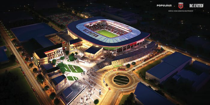 Renderings via Populous and dcunited.com.
