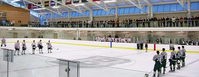 (Glass Brightens Prep Hockey Rink, Broadens Functionalitym)