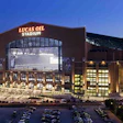 Lucas Oil Stadium, located on the south end of downtown Indianapolis, opened in 2008 at a cost of $720 million. (Photo via visitindy.com)