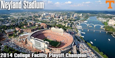 Our readers have voted Tennessee's Neyland Stadium as their favorite facility in college football. (Image via tennesseefund.org)