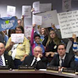 Scene from Thursday's MHSL vote | Star Tribune
