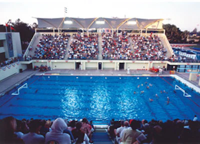 Stanford U spectaor seating (Photo Courtesy of Counsilman-Hunsaker)