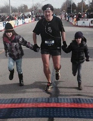Less than 100 yards from the finish line, my two beautiful girls appeared, each grabbing my hand to help me to the finish... It was at that moment I realized one of my greatest failures was actually one of my greatest triumphs.