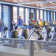 HEAVY-BREATHING ROOM The popularity of cardio exercise leads to views like this one at the University of Iowa’s Campus Recreation and Wellness Center. (Photo by Kun Zhang, Dimension Images, courtesy of RDG)