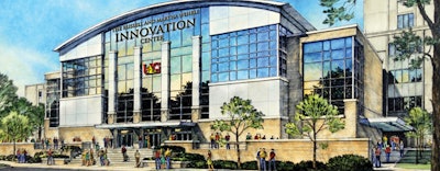 Russell and Martha Wehrle Innovation Center (Rendering courtesy of the University of Charleston)