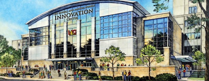 Russell and Martha Wehrle Innovation Center (Rendering courtesy of the University of Charleston)