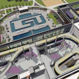 A rendering of the lazy river at LSU