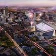 A rendering of U.S. Bank Stadium