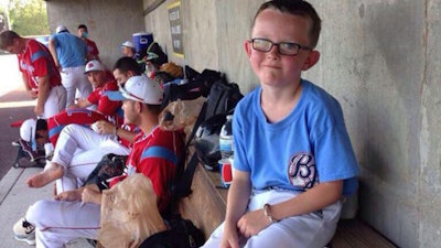 Kaiser Carlile was struck in the head during a Liberal Bee Jays game on August 2.