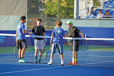 THE UNDER-13 SET According to the Tennis Industry Association, more than 2 million players from ages 6 through 12 played tennis in 2013, an increase of 4.8 percent over 2012. (Photo courtesy of Sportime/John McEnroe Tennis Academy)