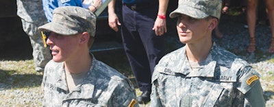 MISSION ACCOMPLISHED In August, 1st Lt. Shaye Haver (left) and Capt. Kristen Griest became the first women to graduate from the Army’s Ranger School. (Photos By Staff Sgt. Steve Cortez)