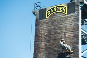 HIGH EXPECTATIONS The second of the Ranger School’s three phases requires recruits to complete an obstacle course, among other tests.