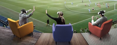 Tech companies such as San Francisco-based LiveLike VR aim to recreate the stadium experience for home viewers.