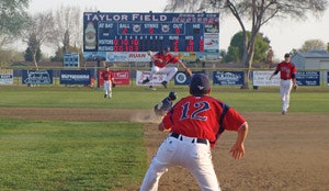 Digital data is only part of the graphic appeal on most traditional scoreboards. [Photo courtesy of Varsity Scorebaords]