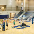 The concourse at John Burroughs School helps connect athletics to campus amenities made from circulation space that improves individual experience, simplifies wayfinding and introduces athletics to a new campus entrance.
