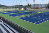 West Virginia University upgraded their Division I tennis courts with the help of Hellas Construction