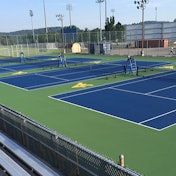West Virginia University upgraded their Division I tennis courts with the help of Hellas Construction