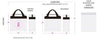 SEC Reminds Fans of Clear Bag Policy For All Football Games