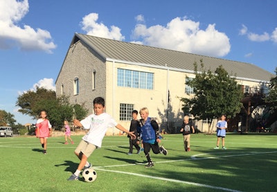 The Kickabout™ field, a new customizable playing surface from Hellas Construction