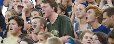 Independance High School fans cheer on their Eagles in Brentwood, Tenn. [Photo courtesy of The Tennesean]