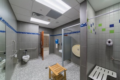 Shower Stalls, Locker Room Showers
