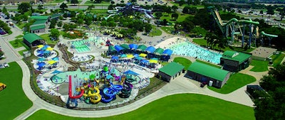 NRH20 Family Water Park won an Athletic Business Facility of Merit Award in 1996 and is still considered a national benchmark for municipal aquatics facilities today. (Image courtesy Stephen Springs)