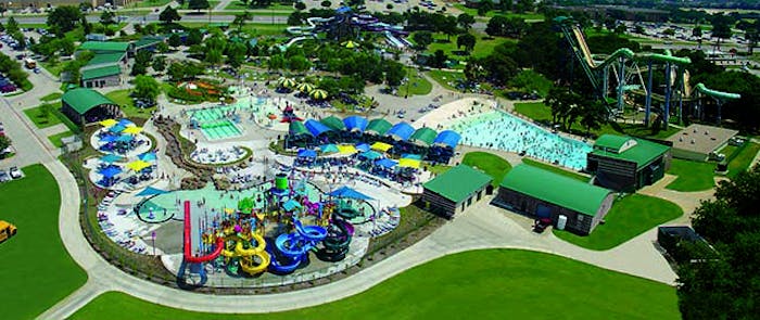 NRH20 Family Water Park won an Athletic Business Facility of Merit Award in 1996 and is still considered a national benchmark for municipal aquatics facilities today. (Image courtesy Stephen Springs)