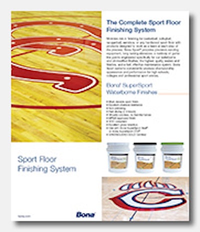 Bona Sport FloorFinishing System