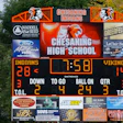Chesaning High School turned its video board into a revenue generator. (Image Courtesy Daktronics)