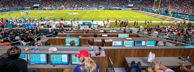 Diversity of seating product at Miami’s Hard Rock Stadium [Photo courtesy of HOK]