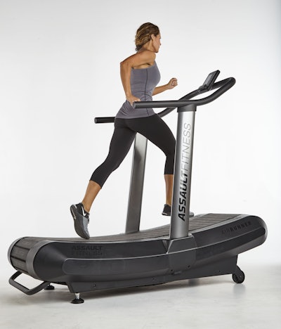 Air Runner Woman Running Low Side View
