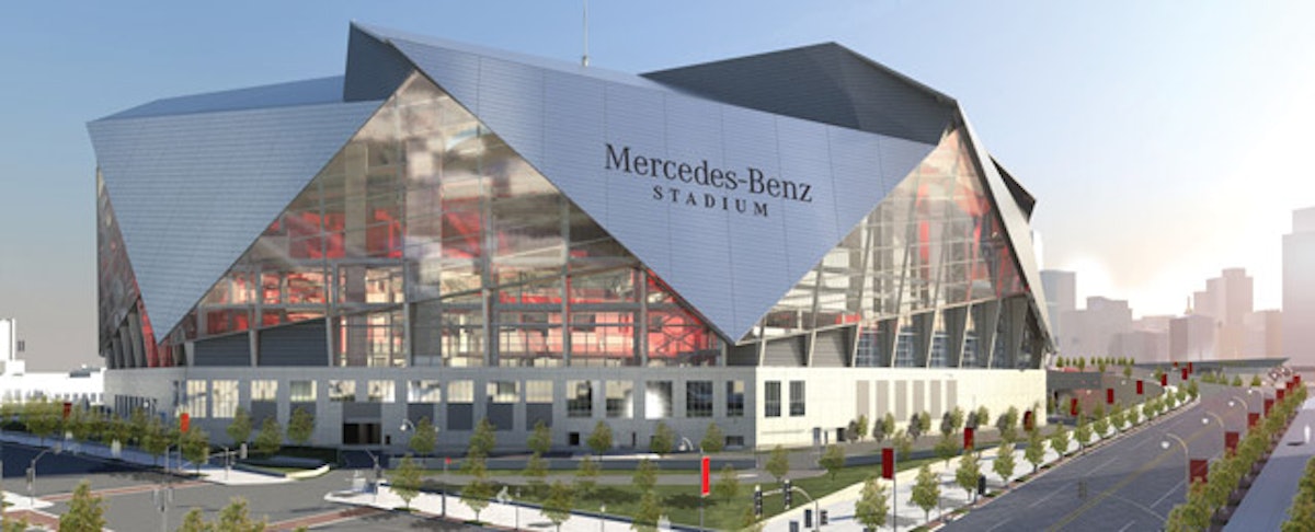 The Atlanta Falcons' Mercedes-Benz Stadium, now finished, in 27 photos -  Curbed Atlanta