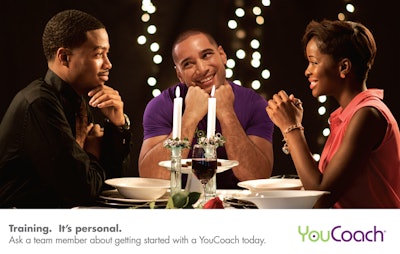 The new YouCoach advertising campaign puts the “personal” in personal training