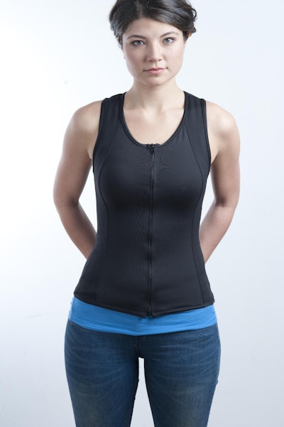 The Spand-Ice Revive Tank is easy to wear and treats pain on-the-go
